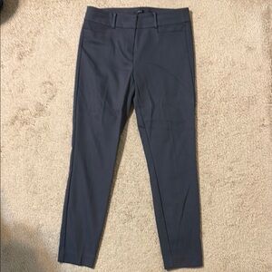 LOFT Dark Gray Skinny Trousers